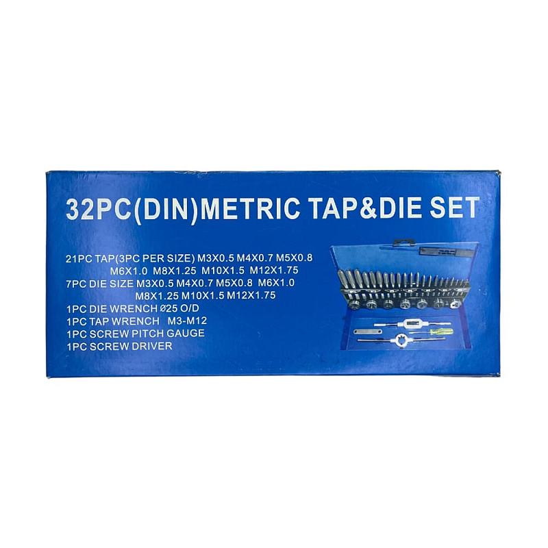 Набор метчиков и плашек 32 пр Horex HZ 31.1.003S